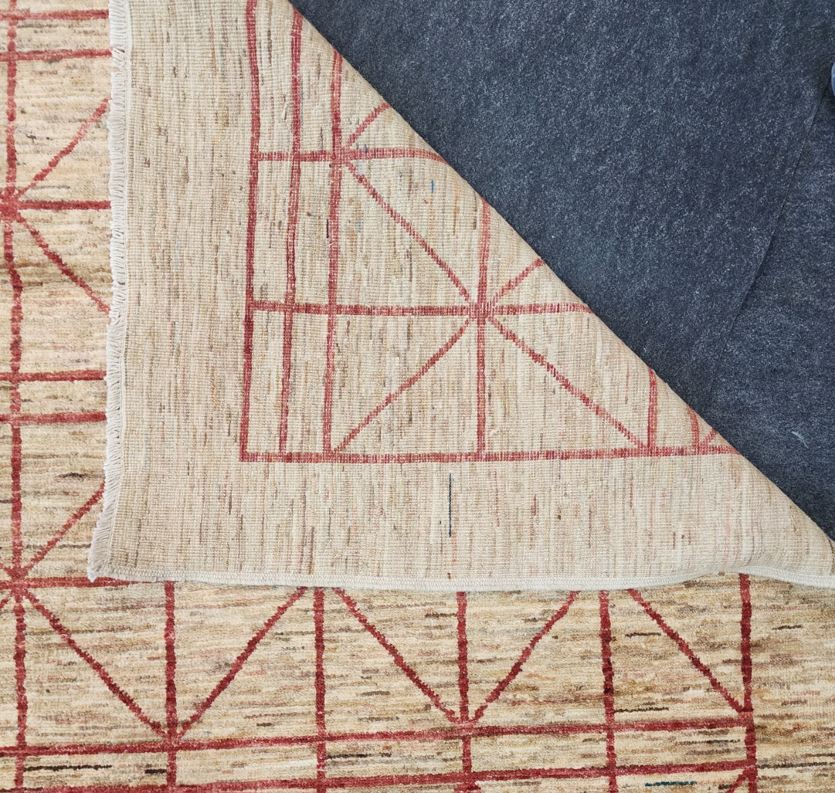 Afghan Contemporary Teawash Rug – 9.9 x 13.4