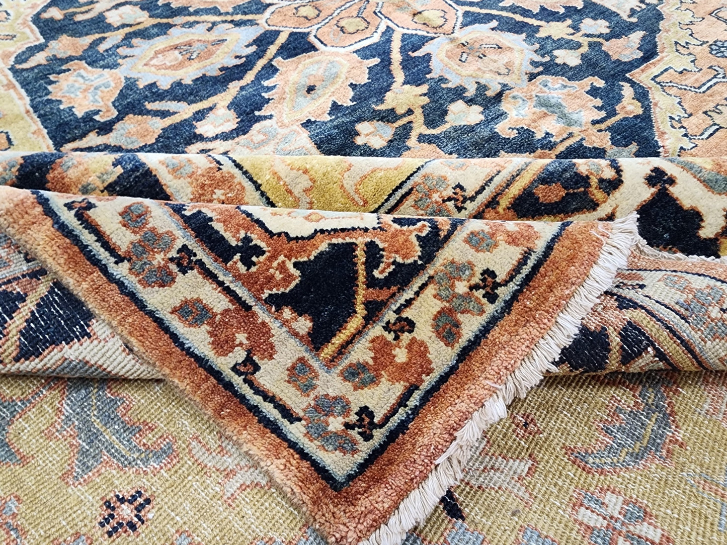 Vintage Indo Heriz Rug