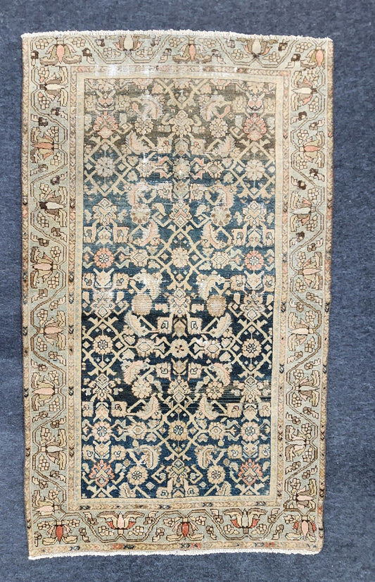 Late 19th Century Antique Malayer Rug | Handwoven Persian Wool Carpet (4 x 6)
