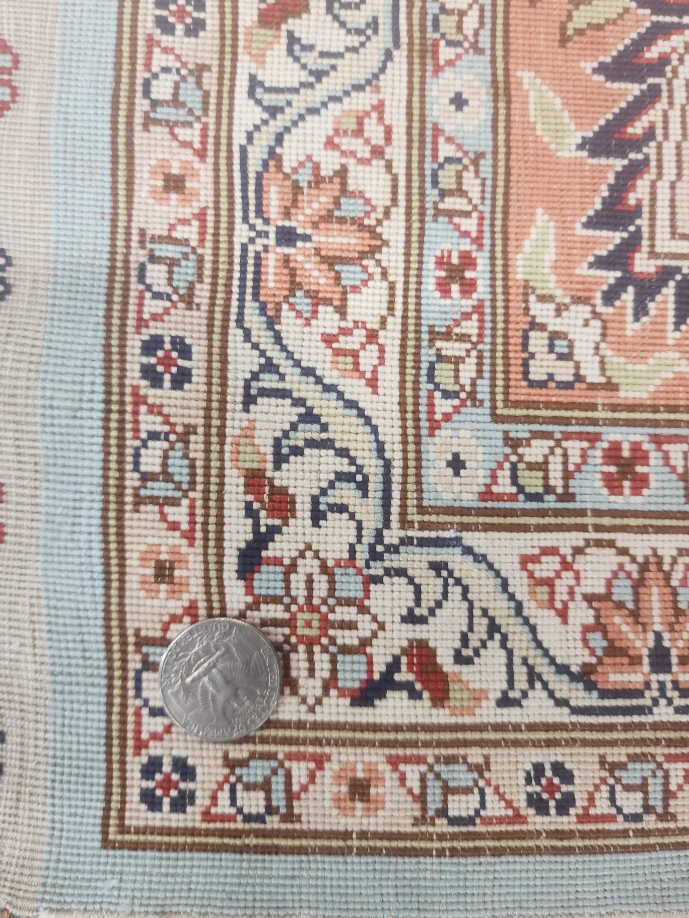 Vintage Silk Kayseri Rug – Exquisite Collector’s Piece (6 x 9)