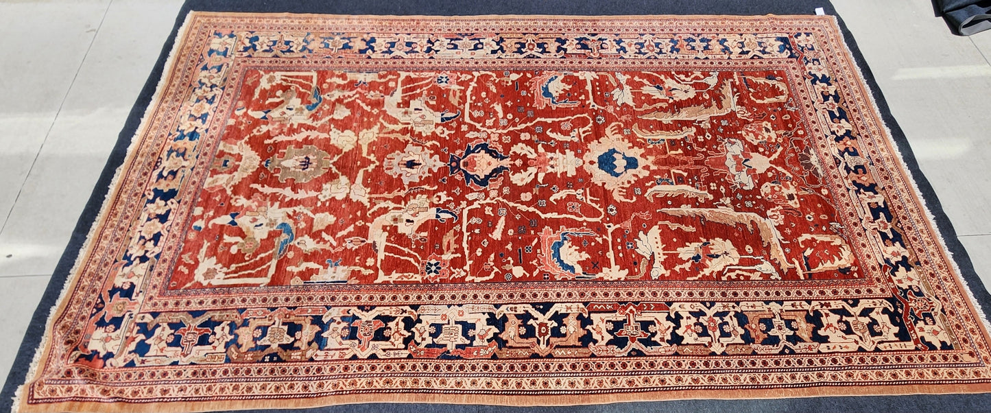 Vintage Large Bakshaish Design Rug – 9.8 x 14