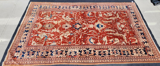 Vintage Large Bakshaish Design Rug – 9.8 x 14