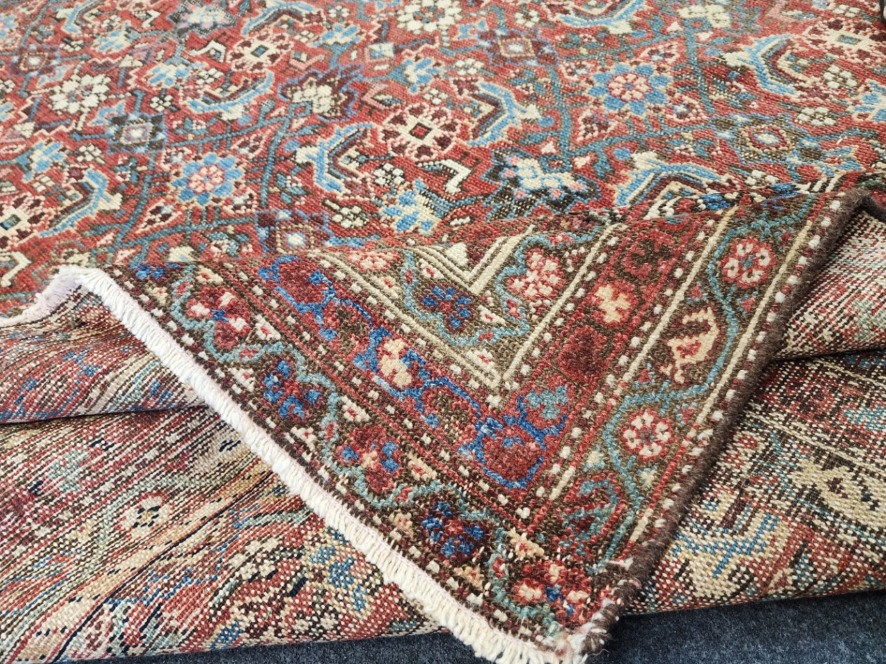Antique Malayer Rug | Oversized Handwoven Persian Carpet | Circa Early 20th Century (7.4 x 19) (#9144)