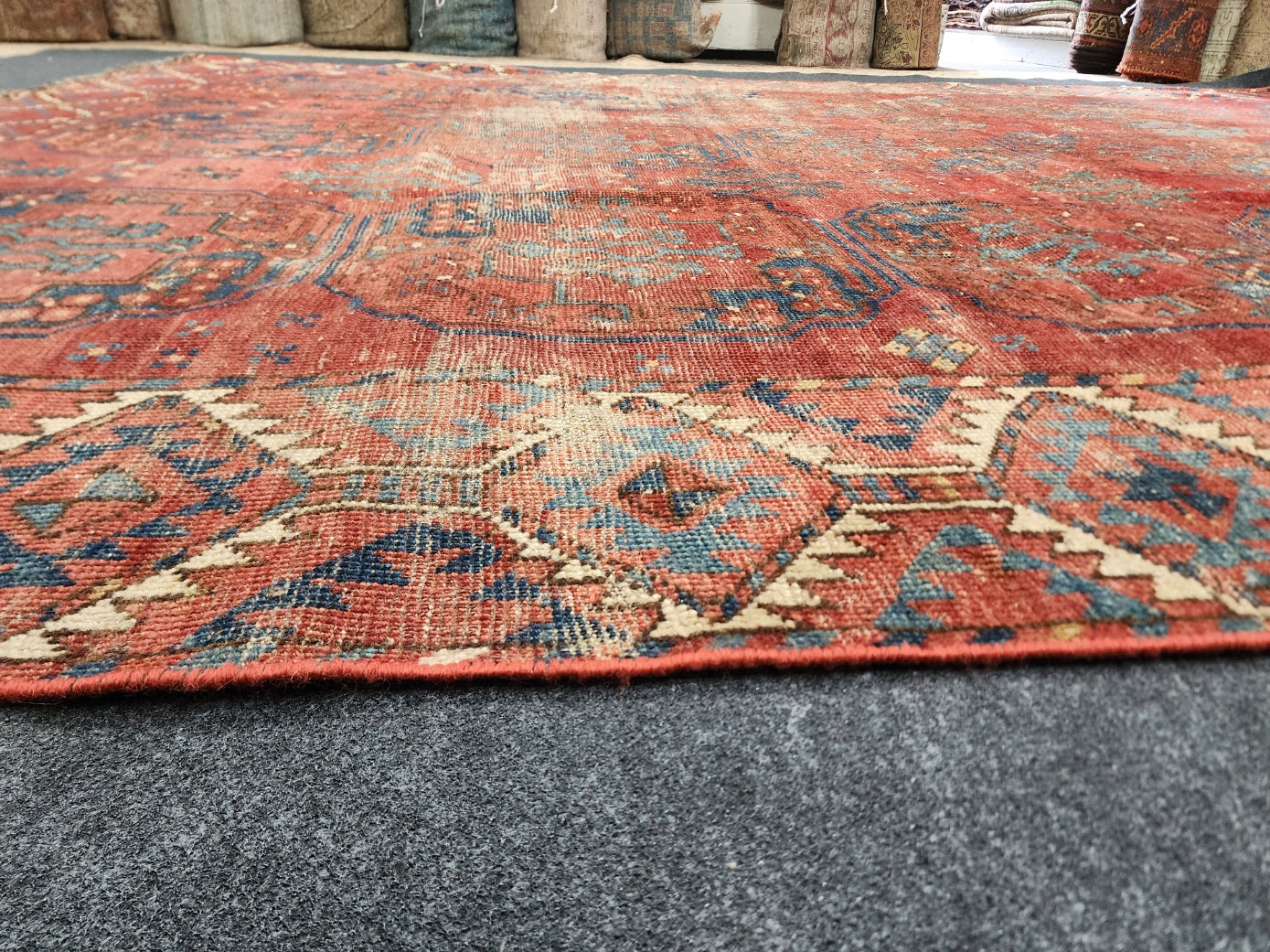 1920s Antique Ersari Turkoman Rug