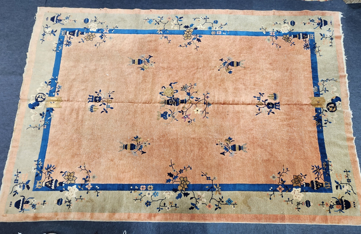 Antique Chinese Peking Rug 5992