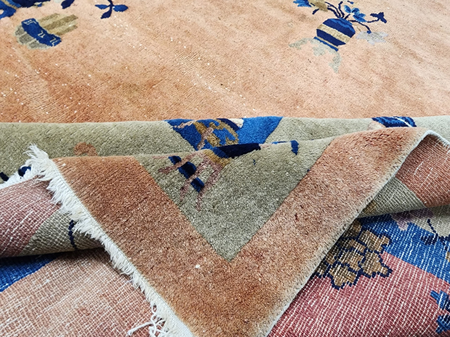 Antique Chinese Peking Rug 5992