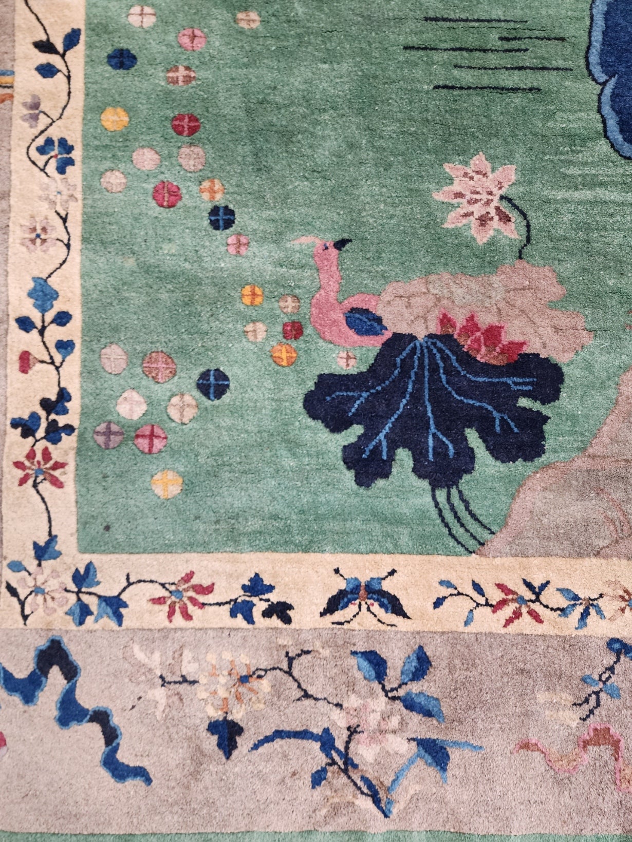 Art Deco Chinese Nichols Rug Circa 1920s 5993