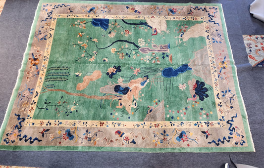 Art Deco Chinese Nichols Rug Circa 1920s 5993