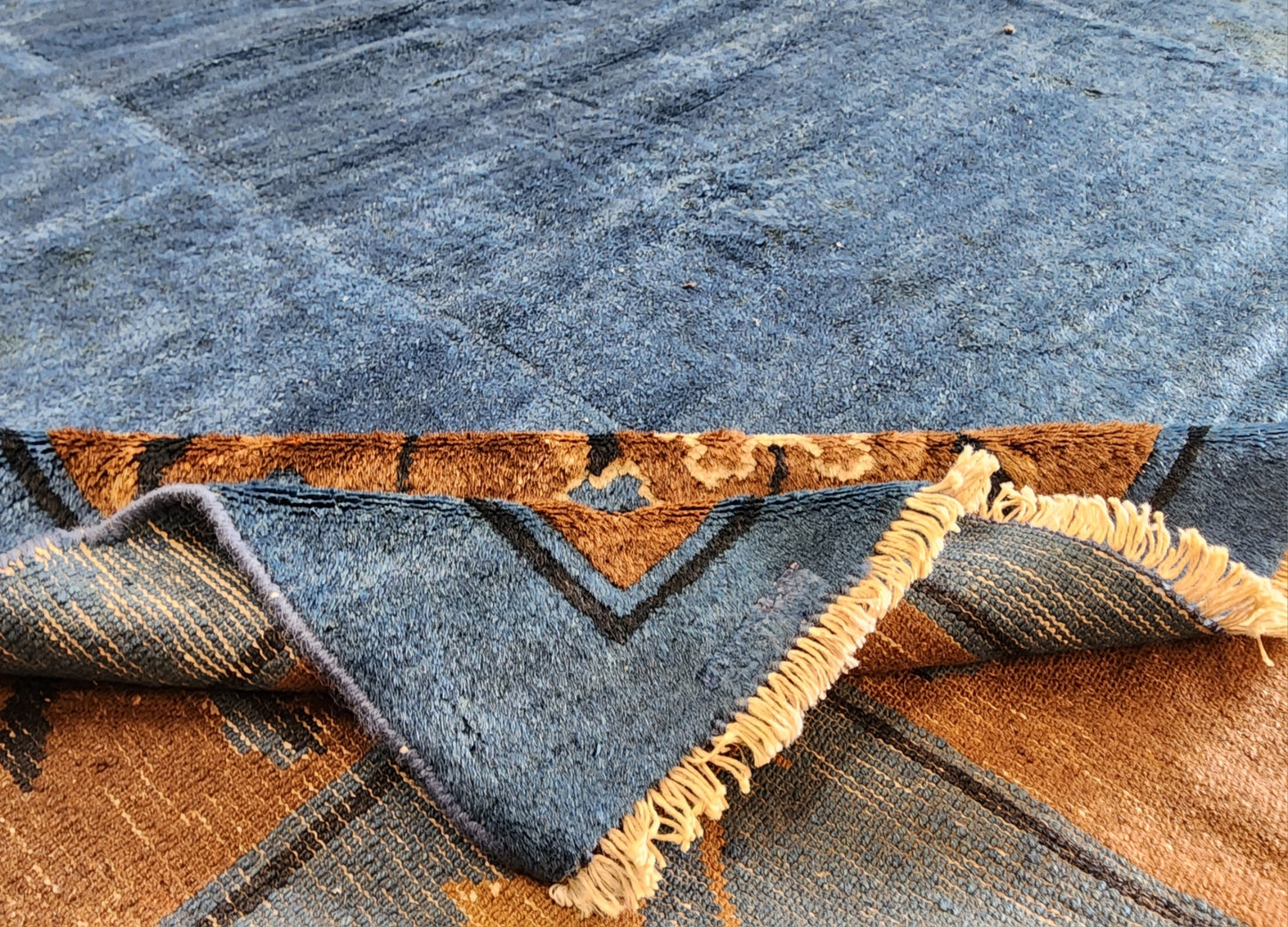 Antique Chinese Peking Rug | Handwoven Wool Carpet | Circa Early 20th Century (9 x 12) (#5989)