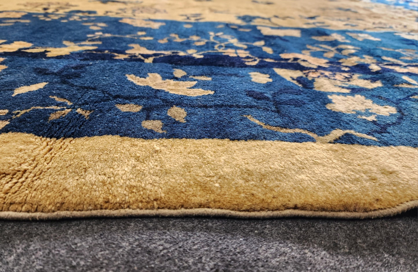 Antique Chinese Peking Rug | Handwoven Wool Carpet | Circa Early 20th Century (9 x 12) (#9164)