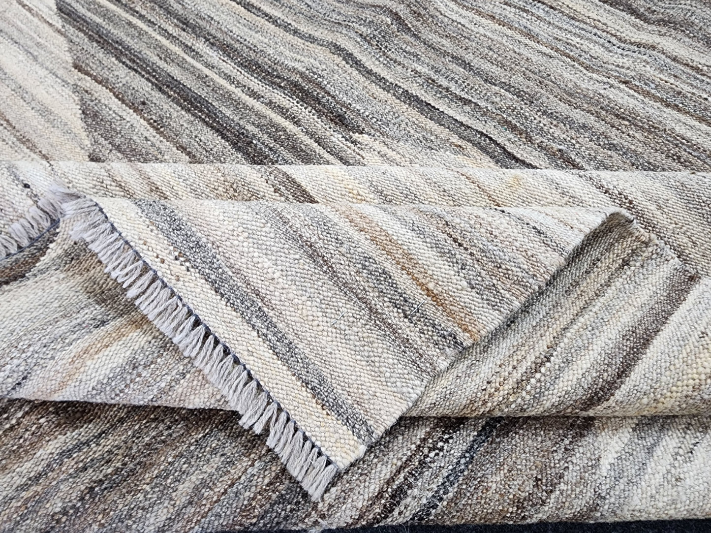 Zig Zag Handmade Flatweave Afghan Kelim