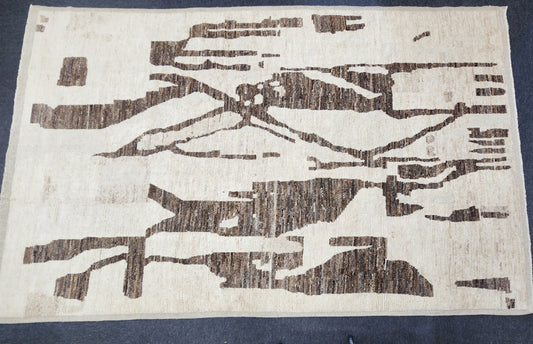 Moroccan Modern Brown Rug