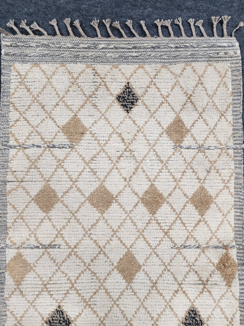 12ft Moroccan Brown Runner