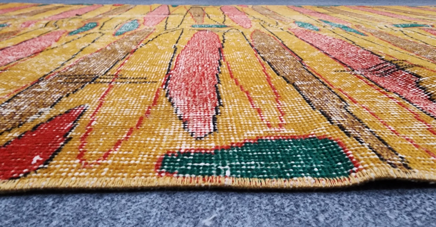Zeki Muren Vintage "surfboard" rug