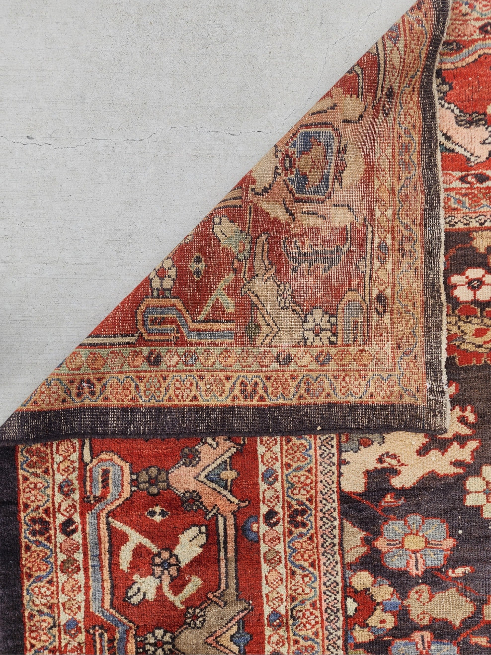 Antique Rare Sultanabad Rug – 10.3 x 17