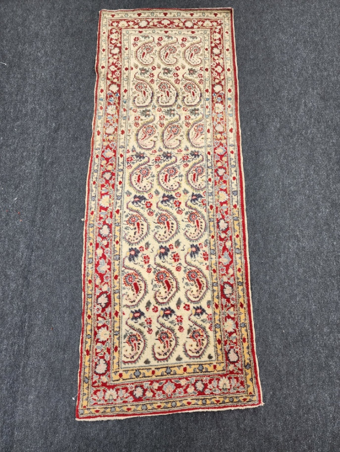 Antique Tabriz Runner – Handwoven Wool Rug (Circa 1920) | 2'4" x 6'4"