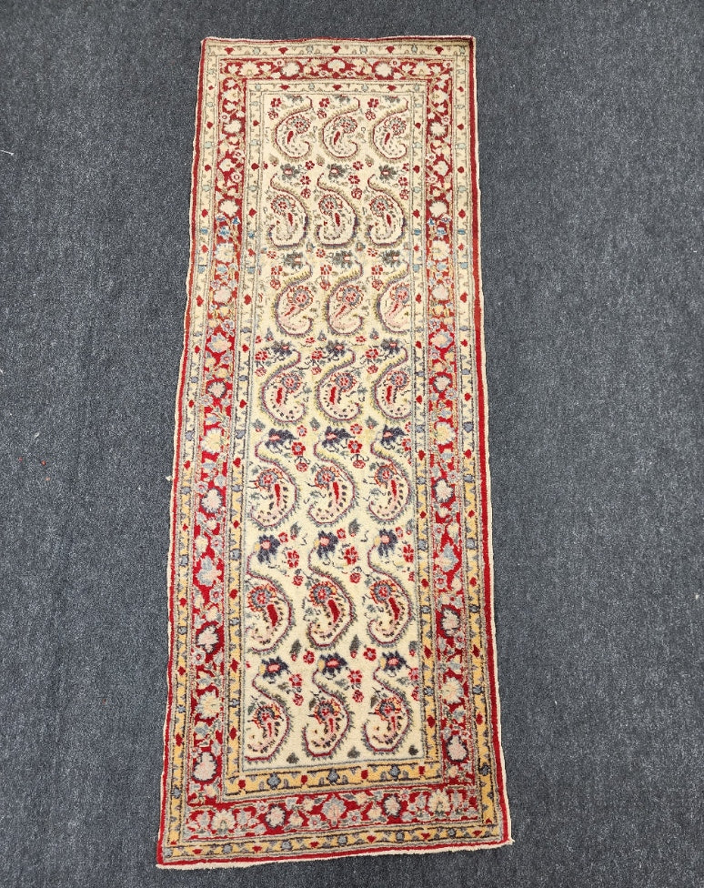 Antique Tabriz Runner – Handwoven Wool Rug (Circa 1920) | 2'4" x 6'4"