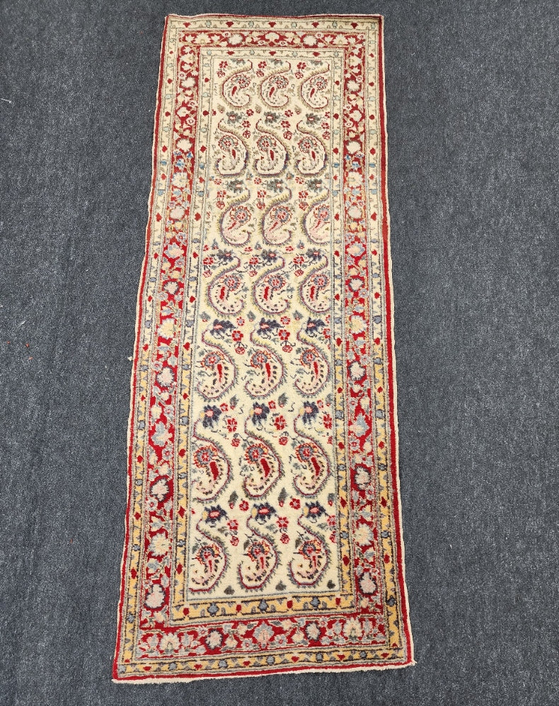 Antique Tabriz Runner – Handwoven Wool Rug (Circa 1920) | 2'4" x 6'4"