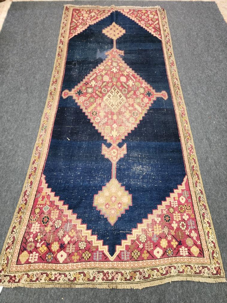 Antique Karabagh Rug – Handwoven Wool (Late 19th Century) | 4'1" x 9'6" (#25985)