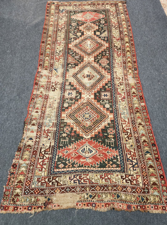 Shirvan Long Rug Circa late 19th Century