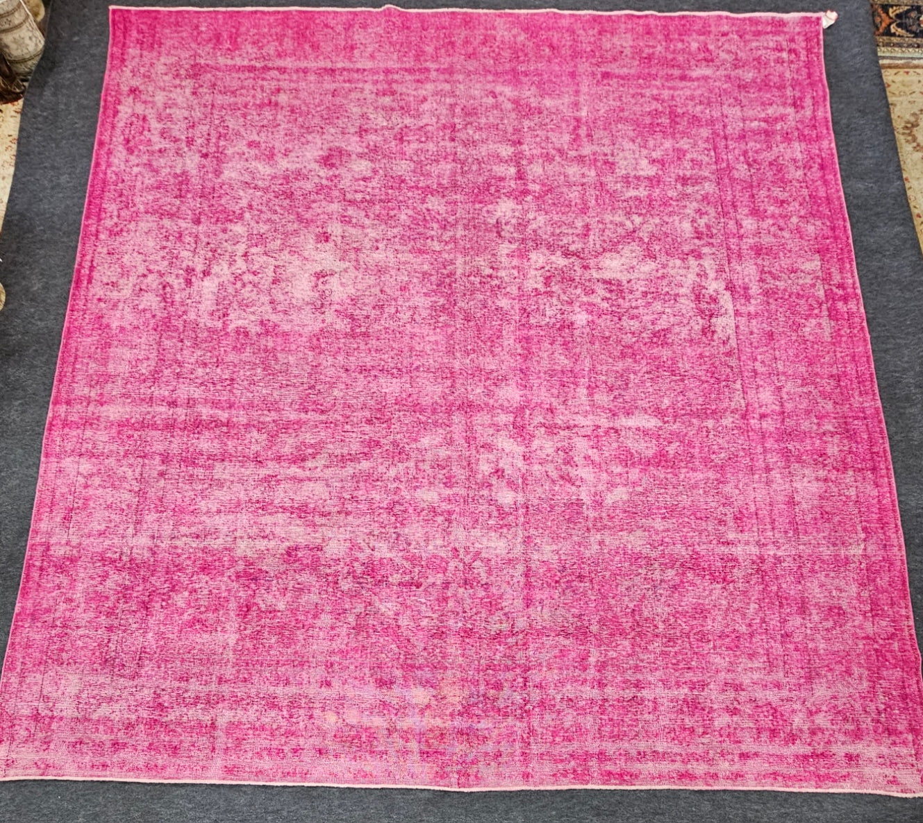 The Pink Distresser – 9x12 ft | One-of-a-Kind Upcycled Tabriz Persian Rug