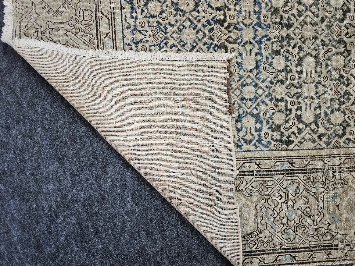 Antique Malayer Persian Rug – Handwoven Wool Carpet (7 x 12.7 ft)