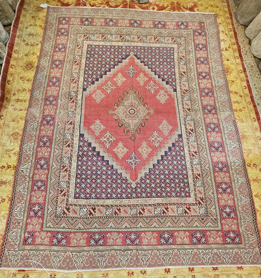 Vintage Turkish Rug – 8.4 x 11.6 ft | Handwoven Anatolian Wool Carpet (#5926)