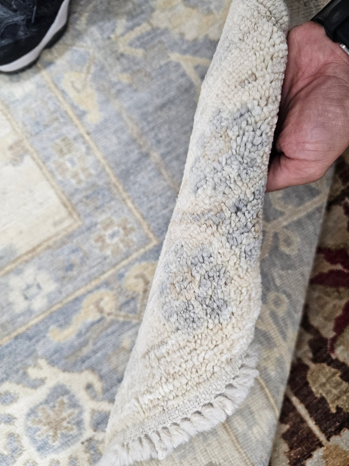 Afghan Traditional Teawash Rug – 10 x 14 (#9370)