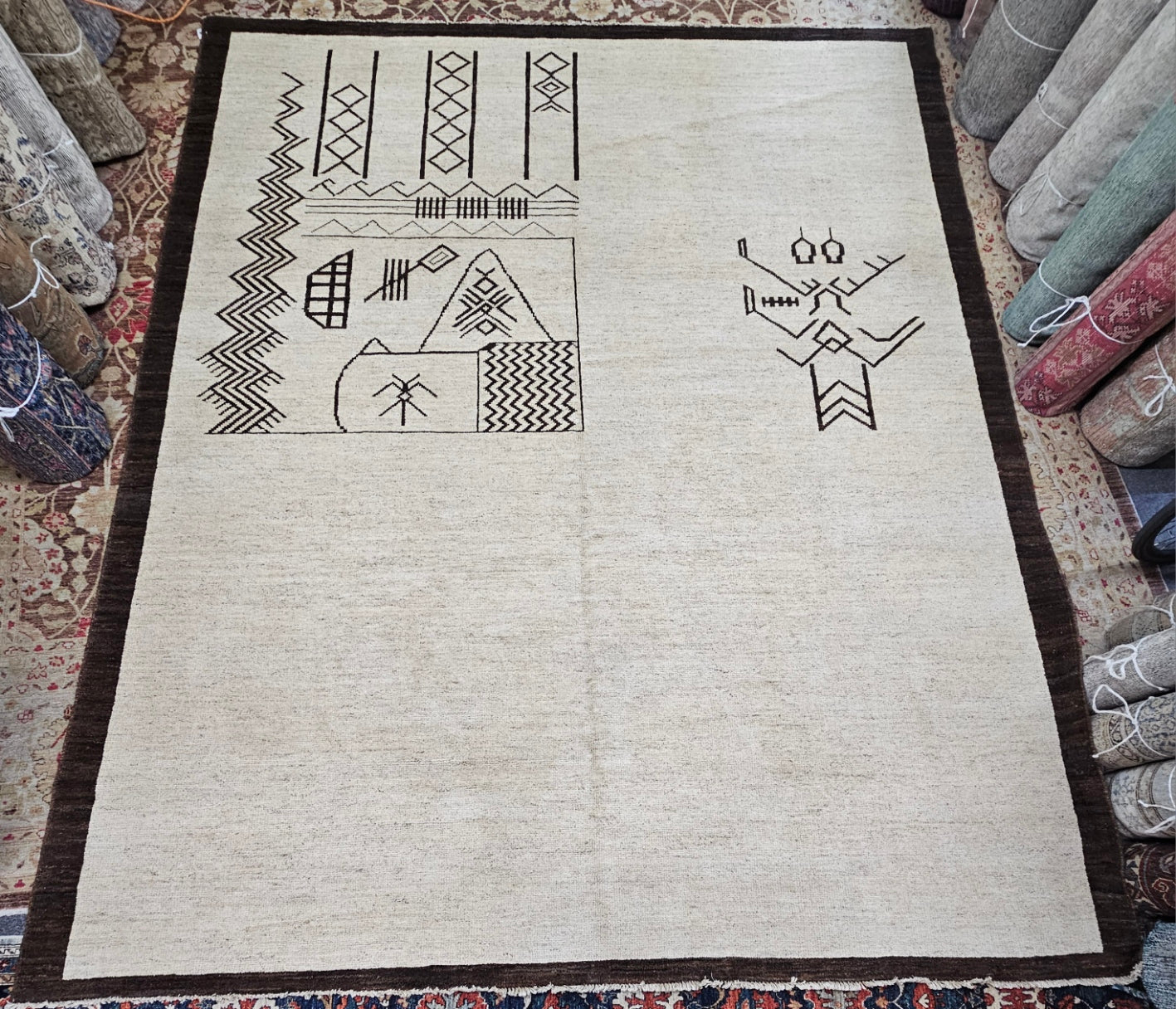 New Moroccan Tribal Rug – 9 x 12 (#6007)