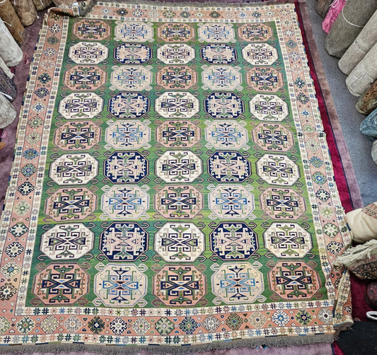 Turkoman Soumak – 10 x 13 (#5846)