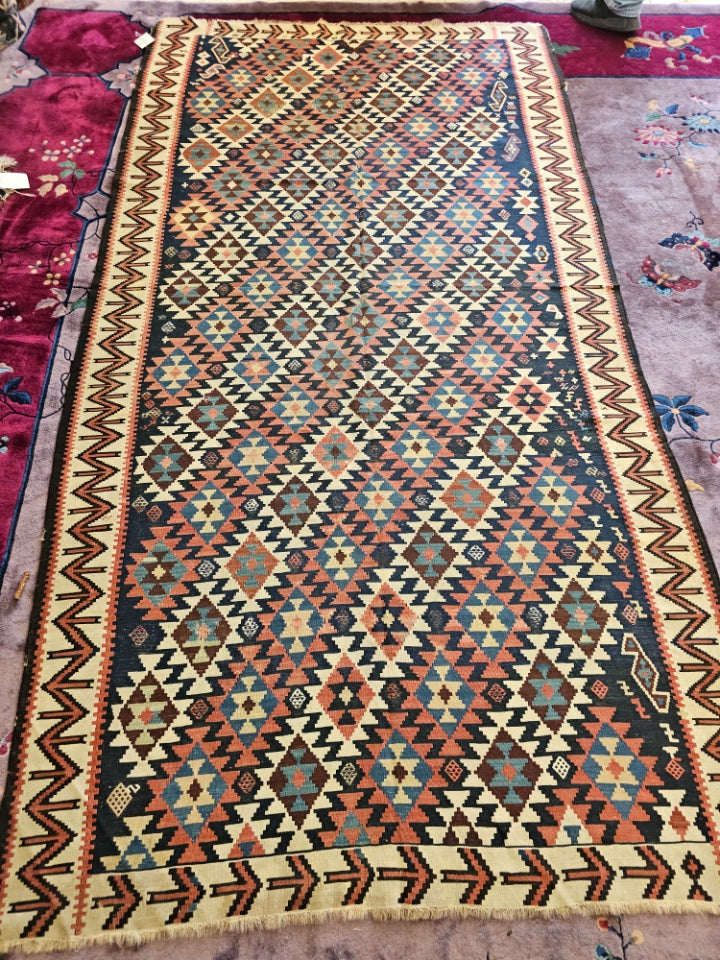 Antique Persian Kilim - #8969