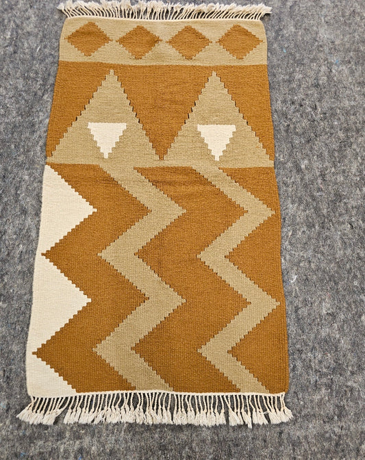 Handwoven Moroccan Two Grey Hills Rug – 3 x 5 ft