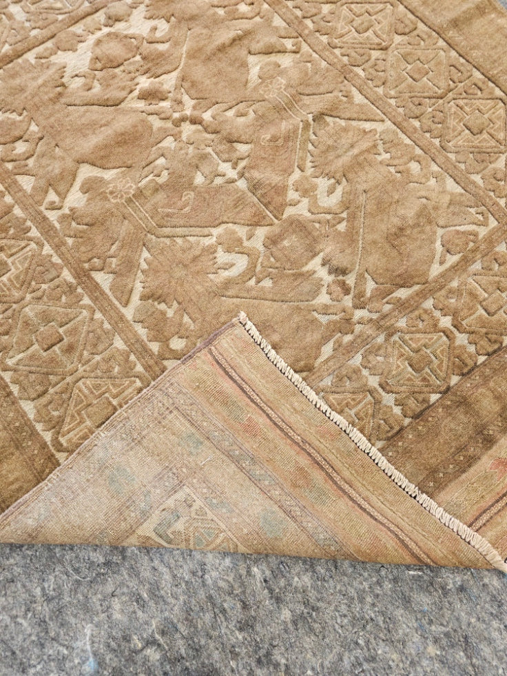 New Afghan Baluch Rug – 4.8 x 5.9 ft | Handwoven Wool Tribal Carpet (#5115)
