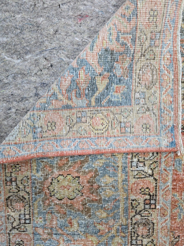 Antique Persian Mahal Rug – Hand-Knotted Wool (Circa 1920) – 10.3 x 13.6