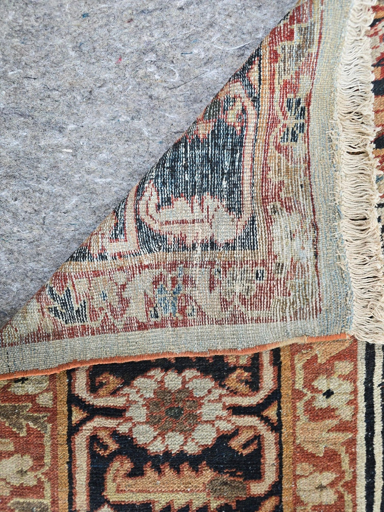 Antique Ziegler Sultanabad Persian Rug – Rare Square Handwoven Collector’s Piece (Circa 1920) | 8'9" x 9'