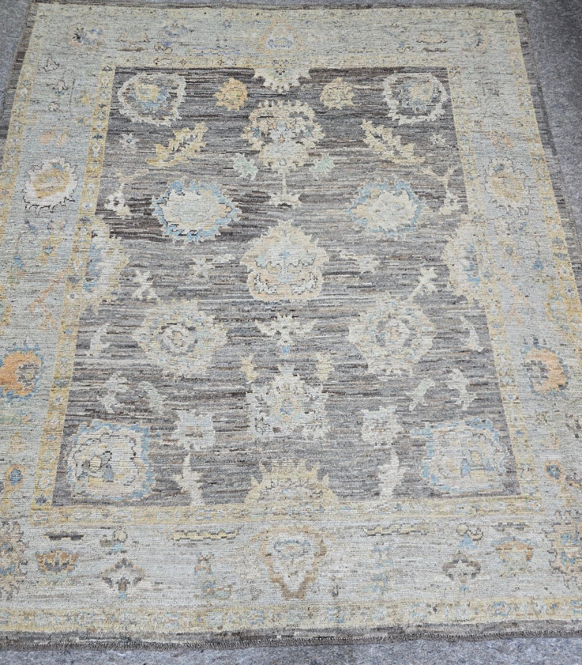 New Oushak Design Rug – 8 x 10 (#10349)