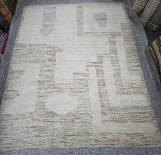 Modern Moroccan Style Handwoven Rug – 10 x 14 ft (10356)