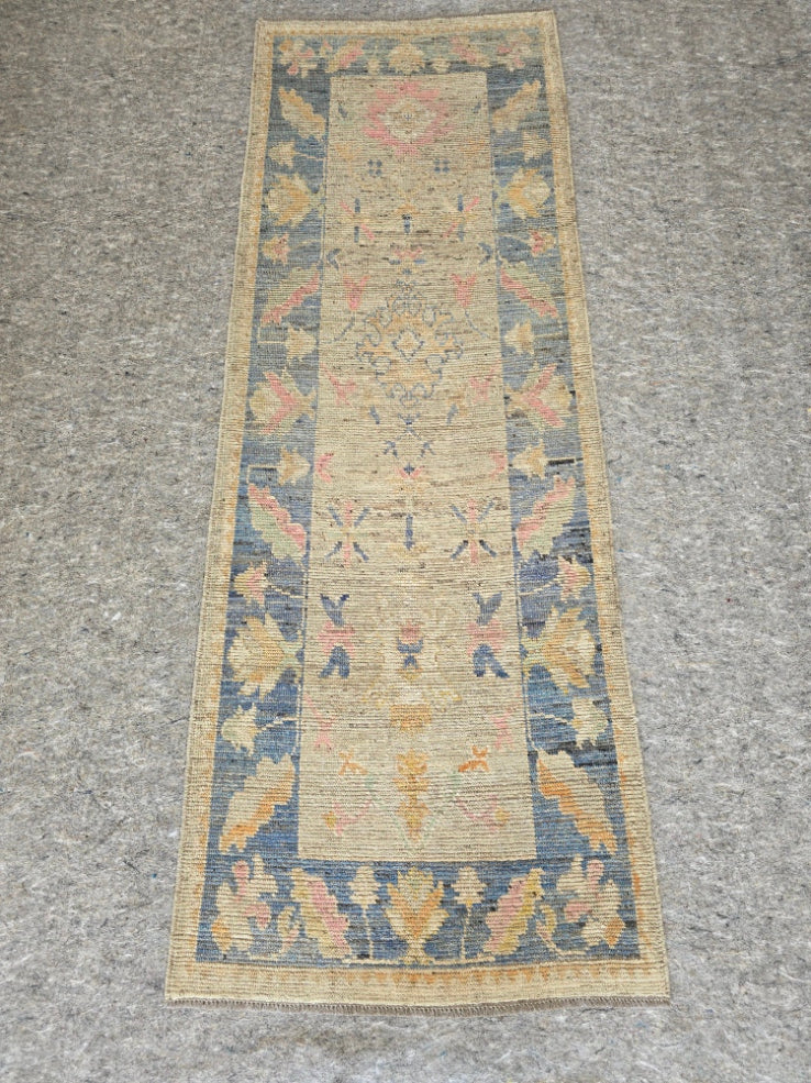 New Oushak Design Runner – 3.5 x 9.6 (10361)