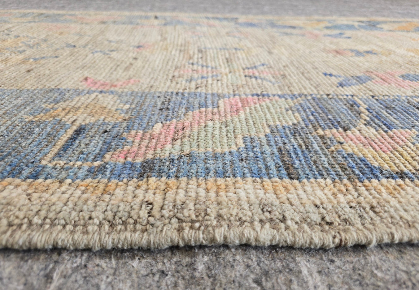 New Oushak Design Runner – 3.5 x 9.6 (10361)