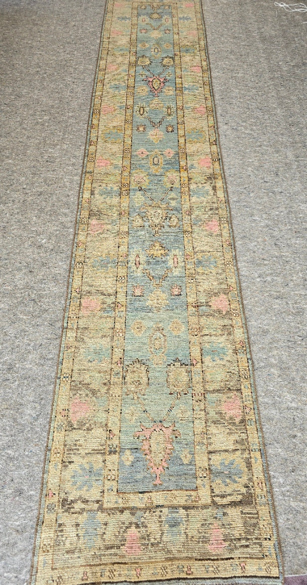 New Oushak Design Runner – 3 x 16 (10364)