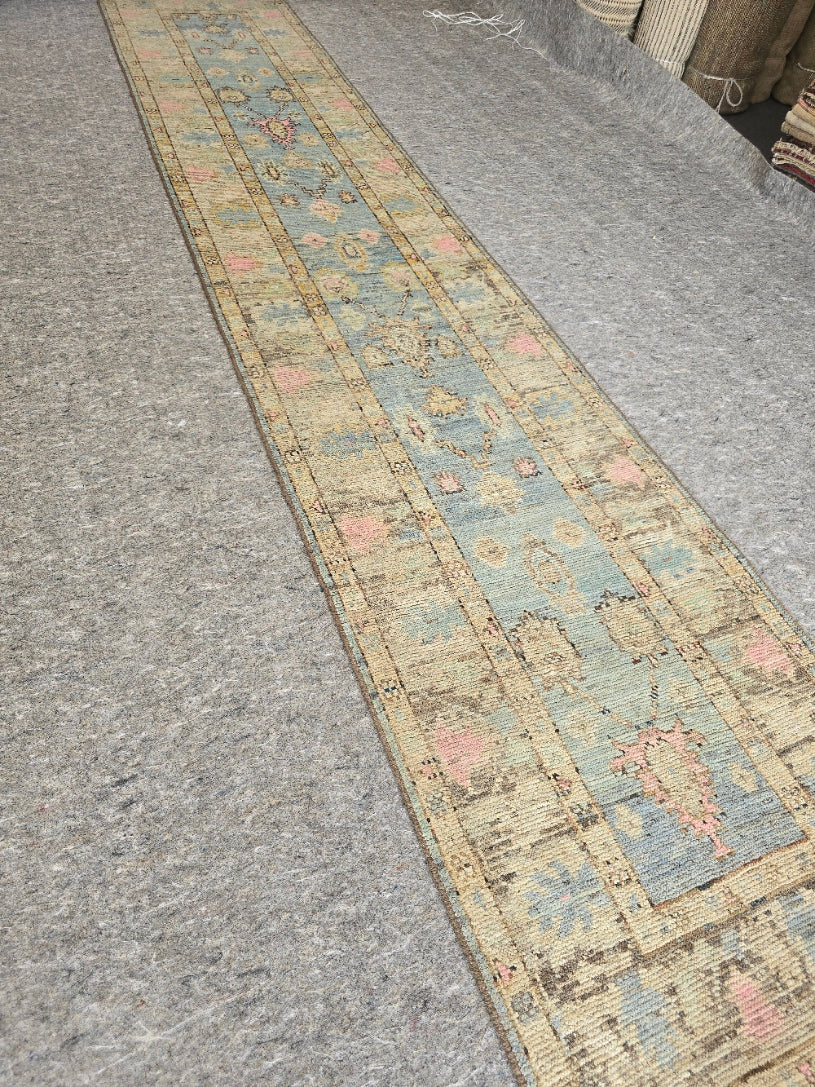 New Oushak Design Runner – 3 x 16 (10364)