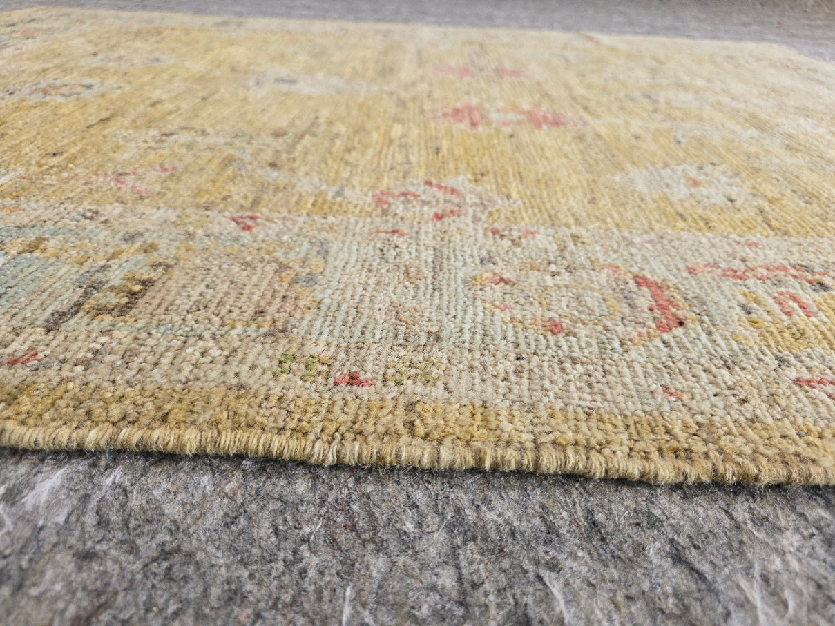New Oushak Design Rug – 4 x 5 (10365)