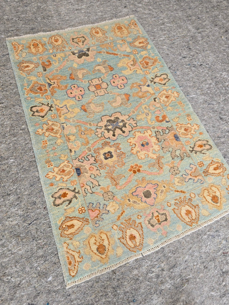 New Oushak Design Rug – 3 x 5