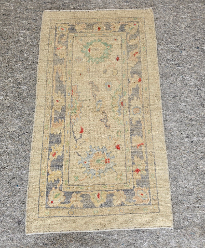 New Oushak Design Rug – 3 x 5 (10378)