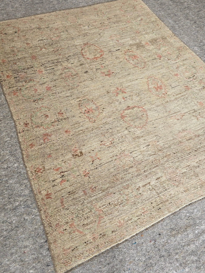 New Oushak Design Rug – 6 x 7.6 (10370)