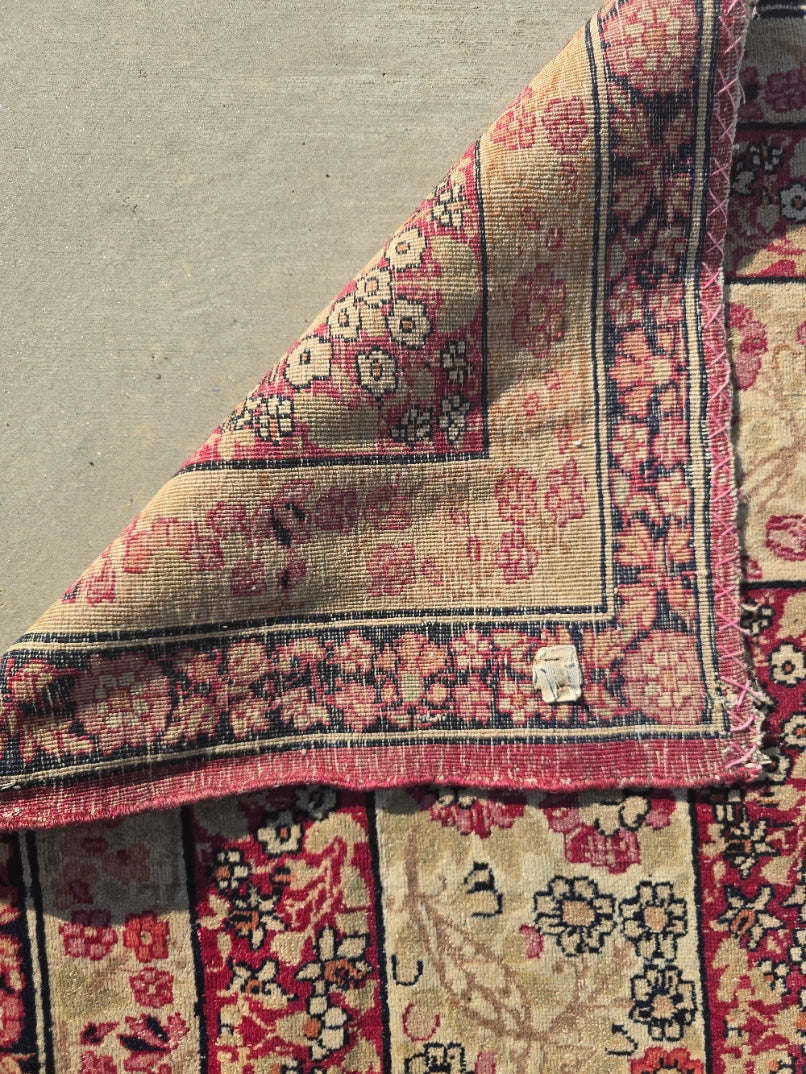 Antique Persian Kirman Rug – Hand-Knotted Wool Area Rug # 5961 (12 x 15) – Floral Medallion Design (Copy)