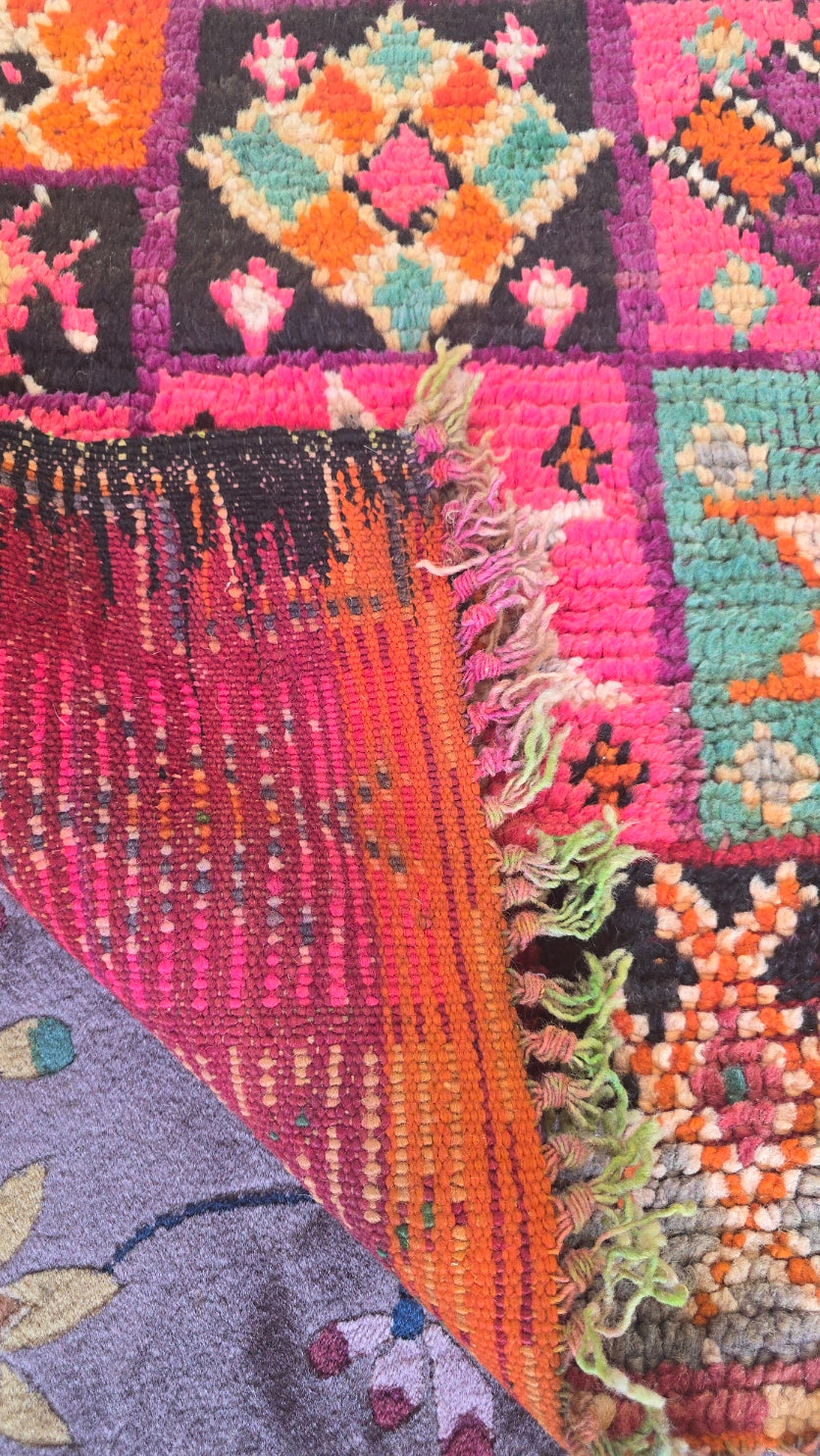 Tribal Shaggy Moroccan-Style Rug – Handwoven Belonged to Miley Cyrus!, Size 6x12
