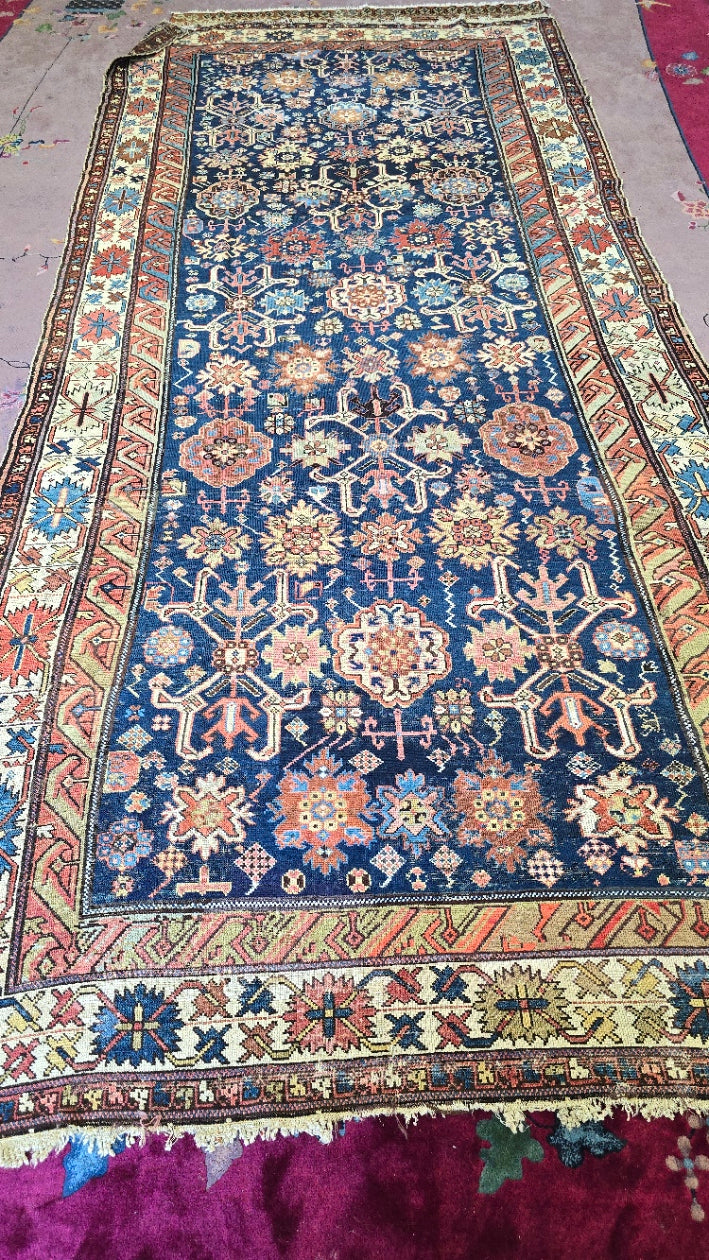 Collector's Antique Daghestan Rug – Late 19th Century | 6.2 x 14 ft Full-Pile Caucasian Runner (Copy)