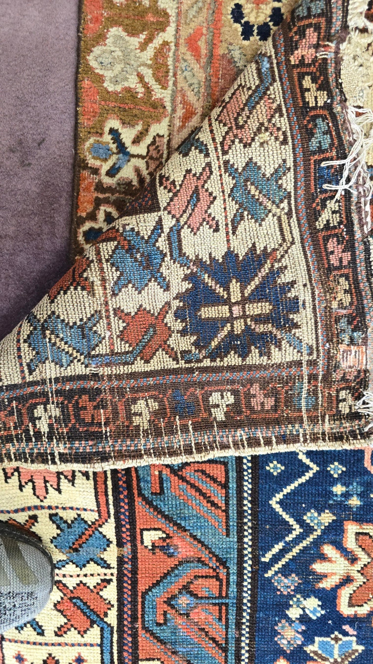 Collector's Antique Daghestan Rug – Late 19th Century | 6.2 x 14 ft Full-Pile Caucasian Runner (Copy)