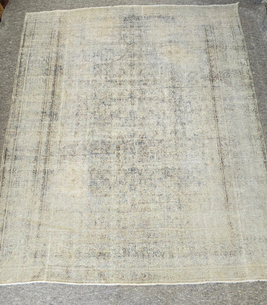 10405 – 9.8 x 12.3 ft | Distressed Overdyed Persian Rug